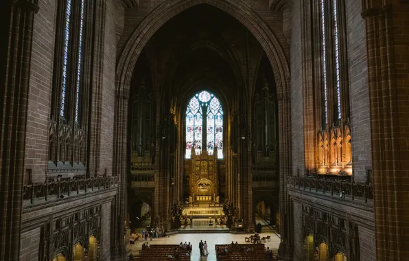 Picture Cathedral, Liverpool, Wedding