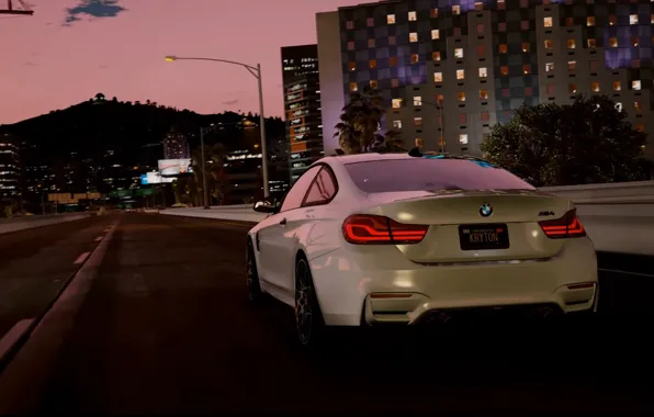 Picture BMW, GTA V, GTA 5, CITY, CAR, GAME, FULL HD, ULTRA REALISTIC GRAPHICS