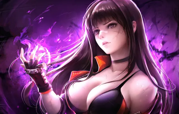 Picture Girl, Chest, Gloves, Dungeon Fighter Online