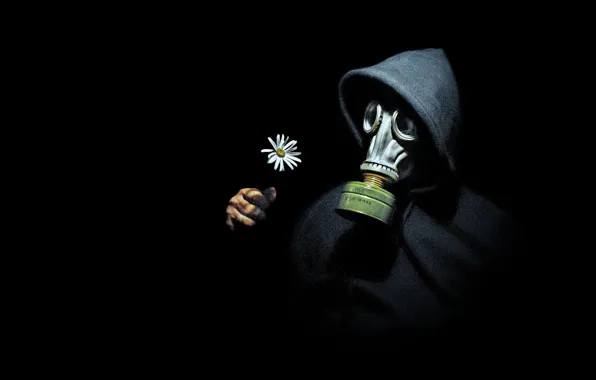Picture people, Daisy, gas mask