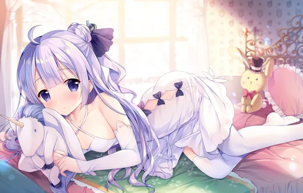 Picture look, girl, anime, azur lane
