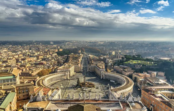 Picture Rome, Italy, panorama, The Vatican, St. Peter's Square