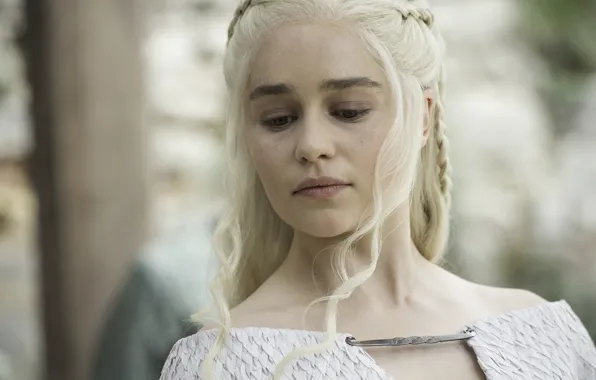 Picture face, A Song of Ice and Fire, Game of Thrones, blonde, queen, Emilia Clarke, Daenerys …