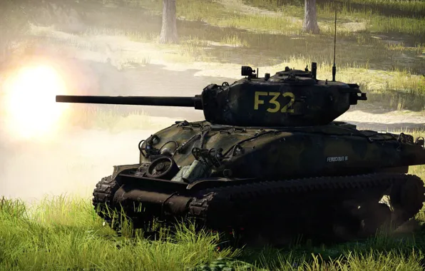 Picture background, war, tank, War Thunder