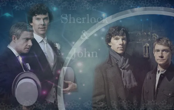Picture the series, Sherlock, coat, Dr. Watson, Sherlock and Watson