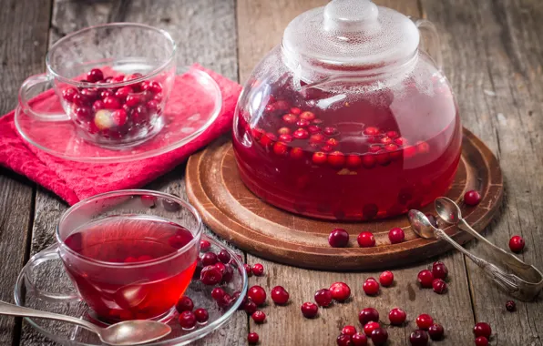 Picture tea, drink, cranberry