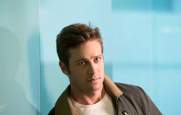 Picture light, face, jacket, male, beautiful, Armie Hammer, Armie Hammer