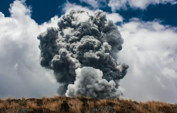 Picture Nature, Mountain, Volcanic eruption