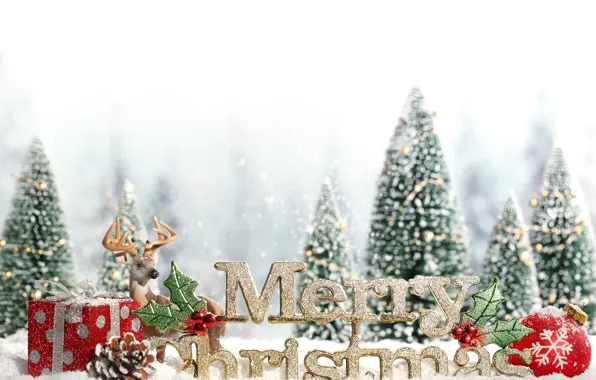 Picture decoration, holiday, New Year, Christmas, deer, Christmas, New Year
