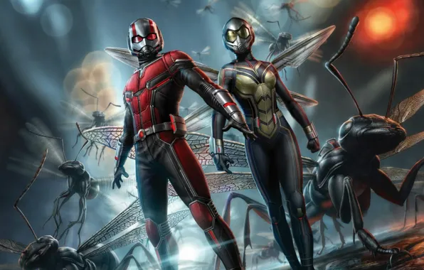 Picture Ant, Marvel, Ant-man, Ant-Man and the Wasp, Ant-man and Wasp, Promo, Promo Art