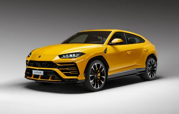Picture Lamborghini, yellow, 2018, Urus