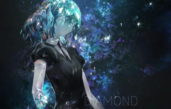 Picture girl, diamond, Azomo