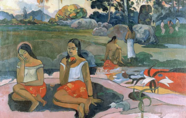 Picture picture, genre, Paul Gauguin, Eugene Henri Paul Gauguin, The Rite Of Spring