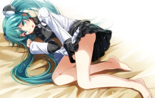 Picture look, girl, anime, lies, Vocaloid