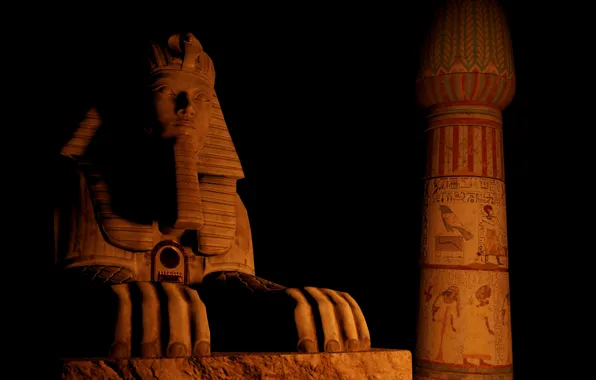 Picture column, Egypt, Sphinx, Assassin's Creed Origins