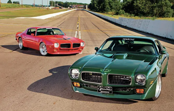 Picture Pontiac, Road, Trans Am, 1973, Muscle cars