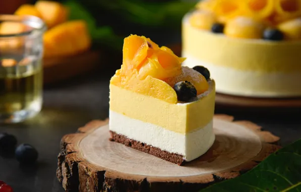 Picture mango, dessert, piece