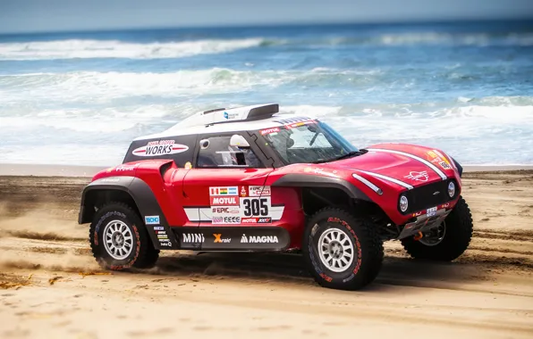 Picture Sand, Sea, Beach, Mini, Sport, Speed, Rally, Dakar, Dakar, Rally, Buggy, Buggy, X-Raid Team, 305, …
