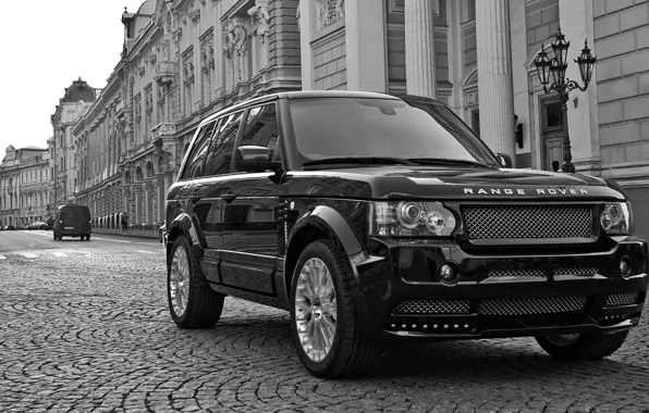 Picture Range Rover, Black, Street, whells