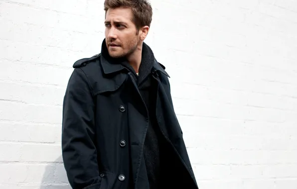 Picture look, wall, jacket, male, Jake Gyllenhaal, Jake Gyllenhaal