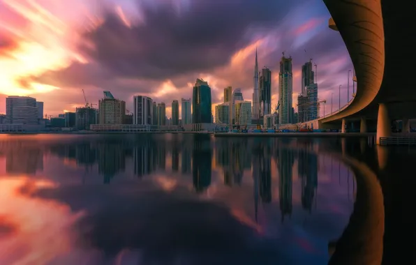 Picture reflection, home, Dubai