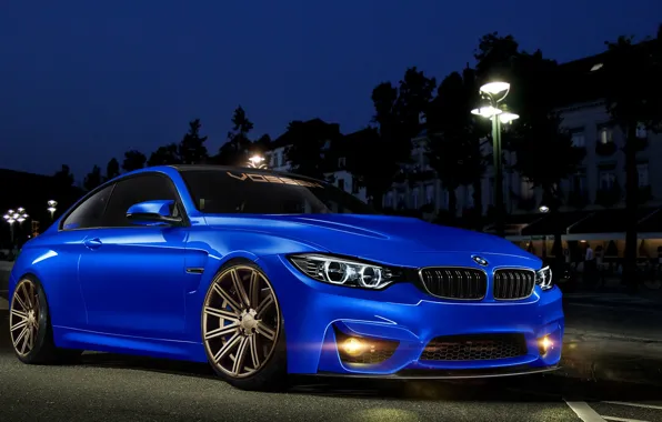 Picture Blue, BMW, Tuning, BMW, Car, Blue, Tuning, Vossen