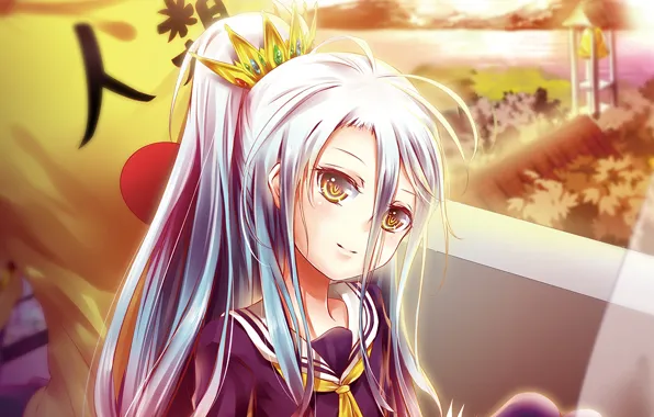 Picture look, anime, art, girl, No Game No Life