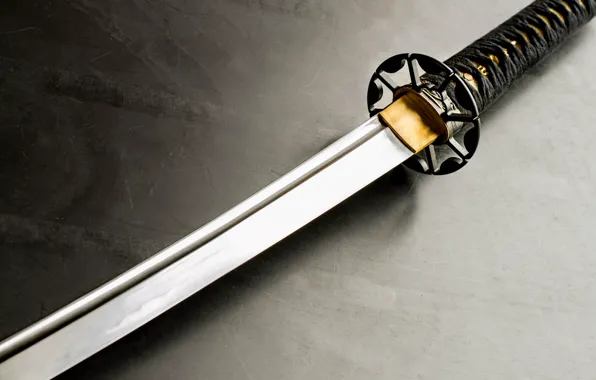 Picture sword, katana, the handle
