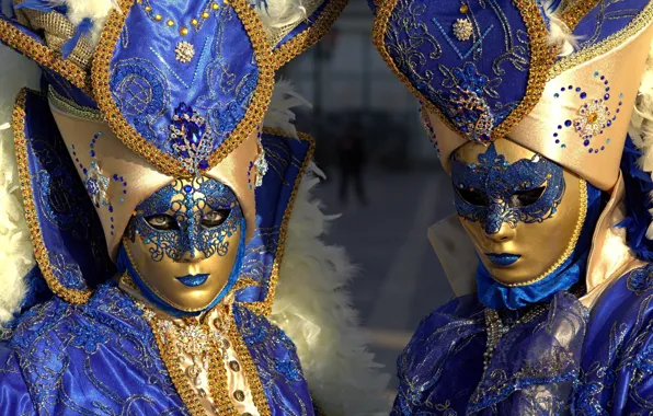 Picture Venice, carnival, mask, costumes