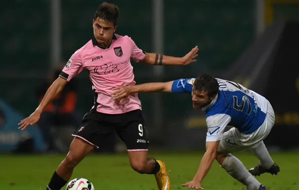 Picture the ball, fight, pink, Palermo, Paulo Dibala