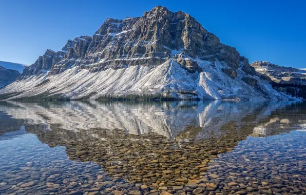 Picture mountains, lake, reflection, mountain