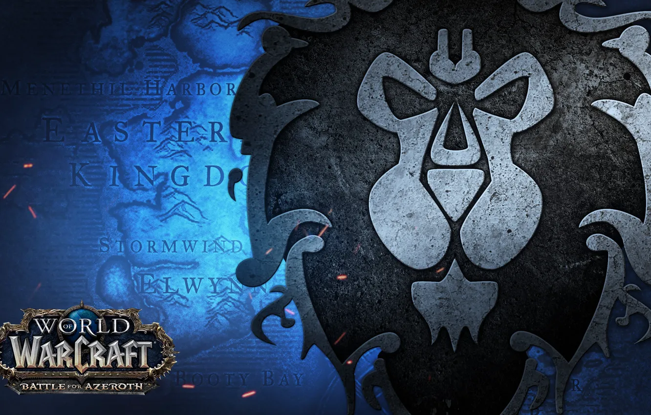 Wallpaper Blizzard, World of WarCraft, Alliance, Battle for Azeroth images  for desktop, section игры - download