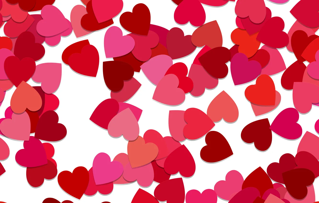 Wallpaper vector, texture, abstract, hearts, heart, background, pattern,  random, seamless images for desktop, section текстуры - download