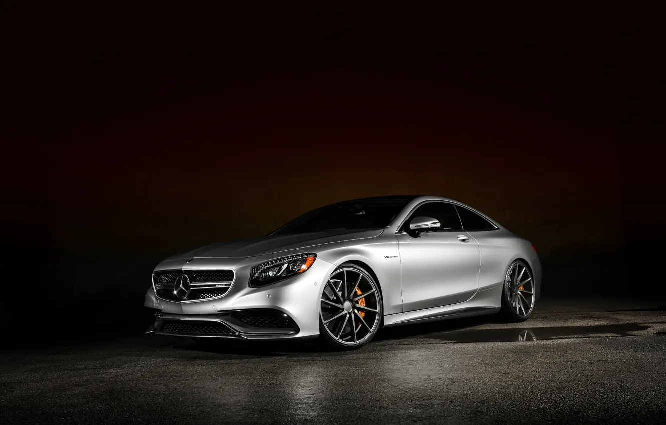 Photo wallpaper Mercedes, AMG, Coupe, S63