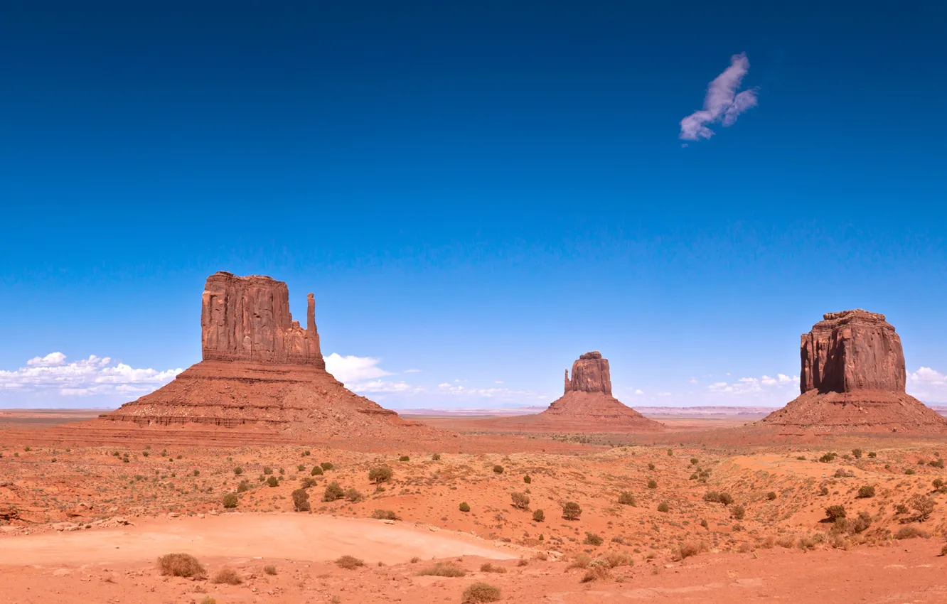 Photo wallpaper mountains, usa, Desert, arid