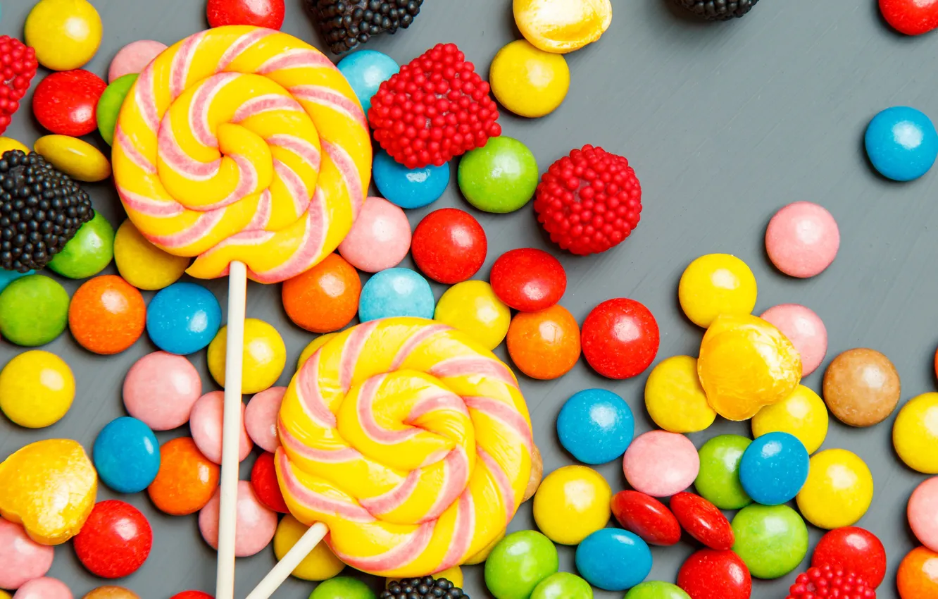 Wallpaper colorful, candy, sweets, lollipops, sweet, candy, lollipop images  for desktop, section еда - download