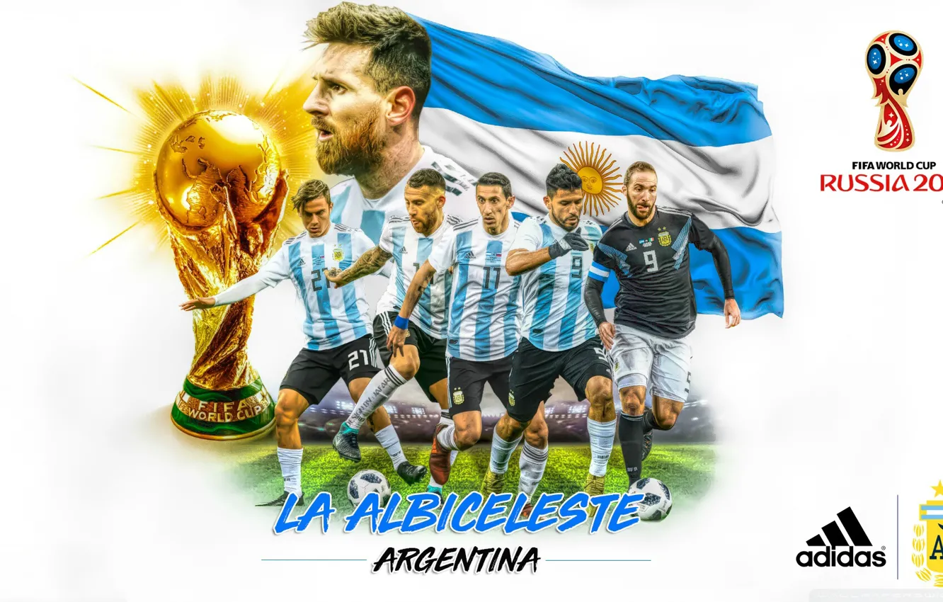 Wallpaper football, Argentina, 2018, The World Cup images for desktop,  section спорт - download