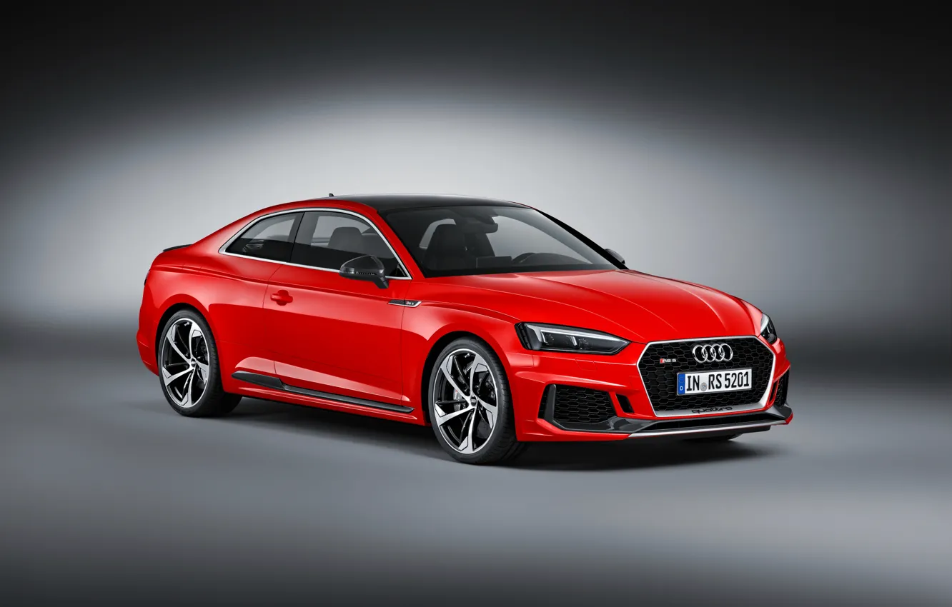 Photo wallpaper background, Audi, Audi, coupe, red, Coupe, RS 5