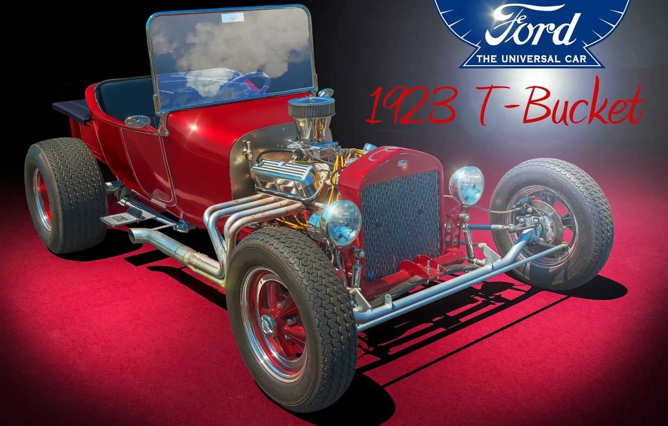 Photo wallpaper Ford, T-Bucket, 1923, Classic Cars