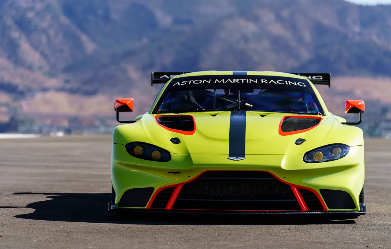 Photo wallpaper Aston Martin, Vantage, racing car, 2018, GTE
