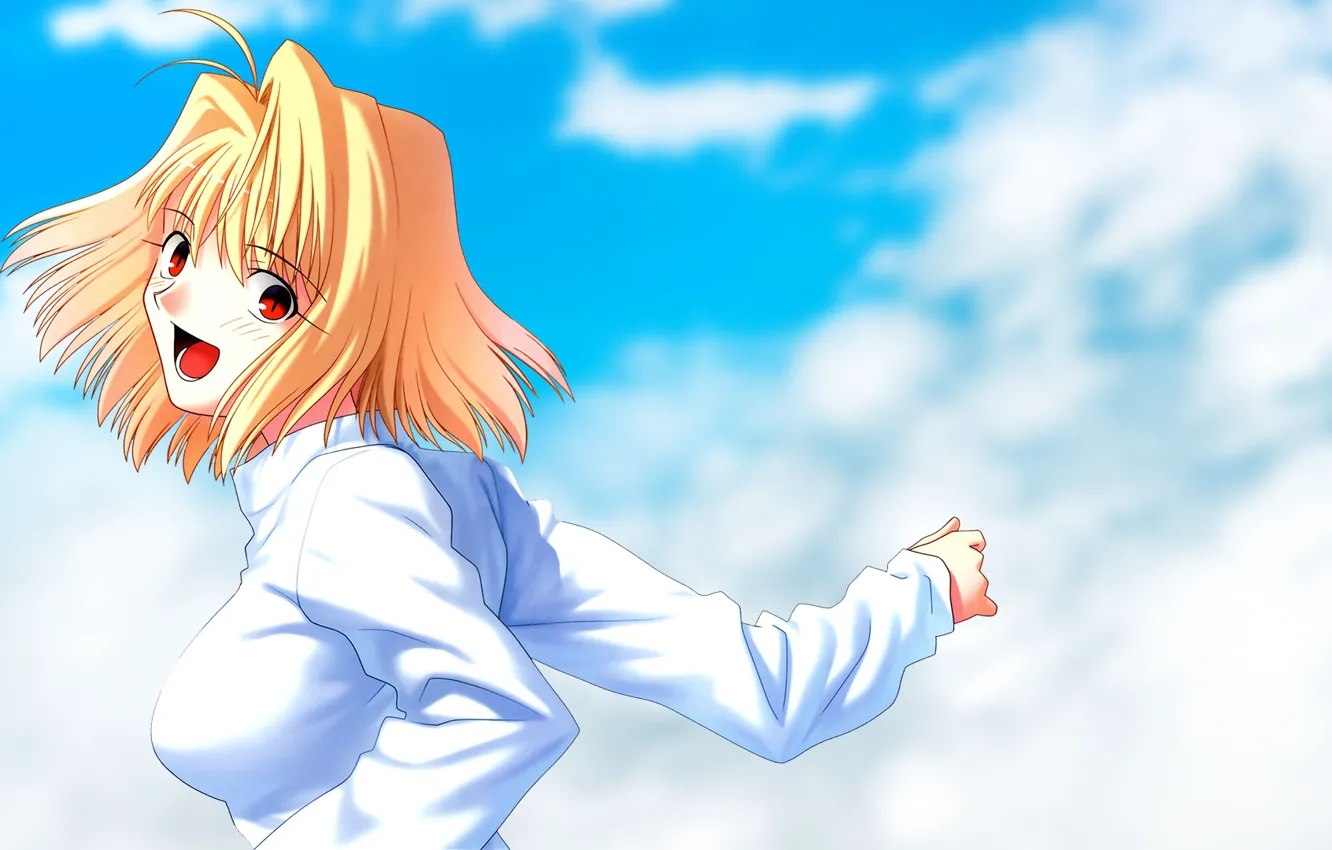 Wallpaper Clouds Arcueid Brunestud Melty Blood Images For Images, Photos, Reviews