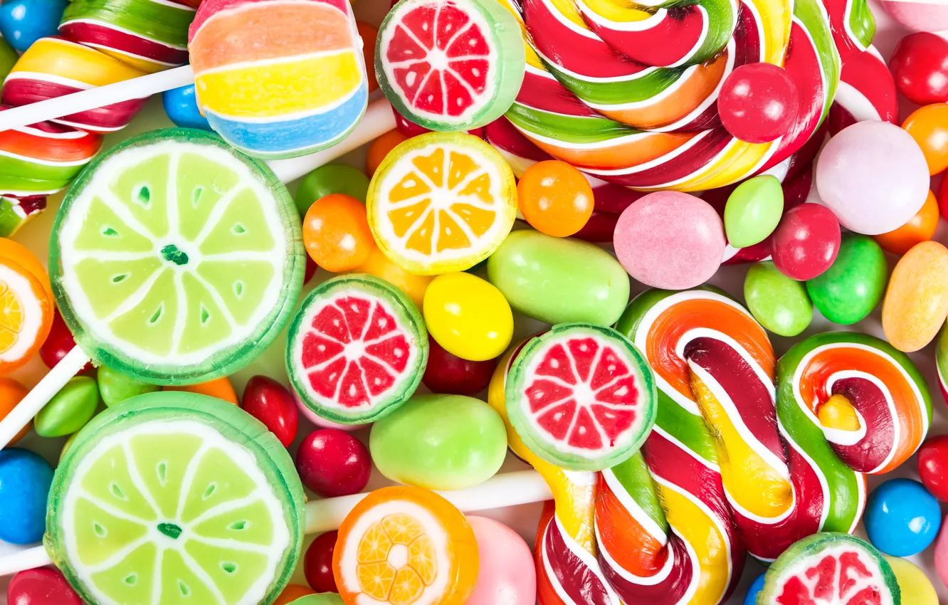 Wallpaper colorful, candy, sweets, lollipops, sweet, candy, lollipop images  for desktop, section еда - download
