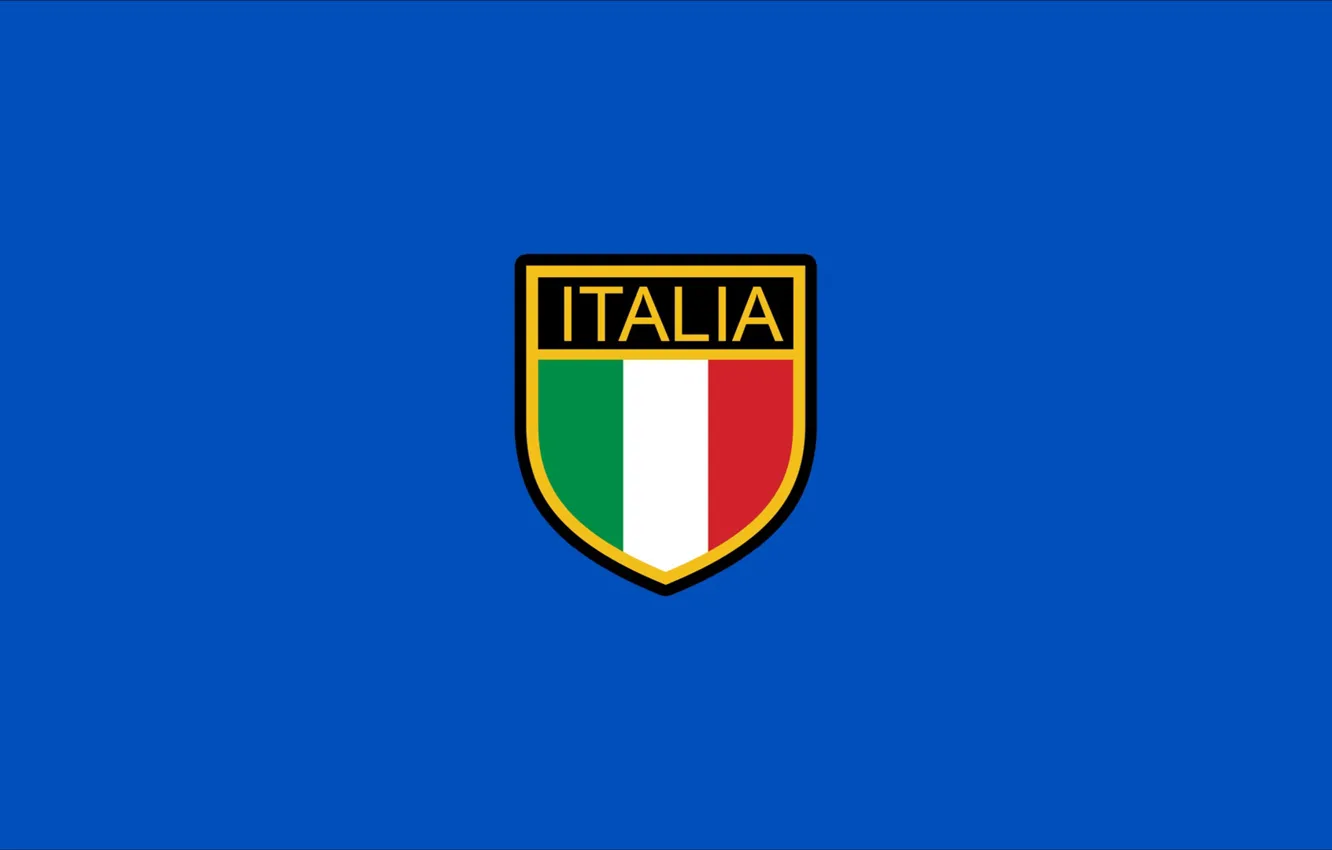 Photo wallpaper logo, italia, style, blue, tricolor, national, italy, flag,...