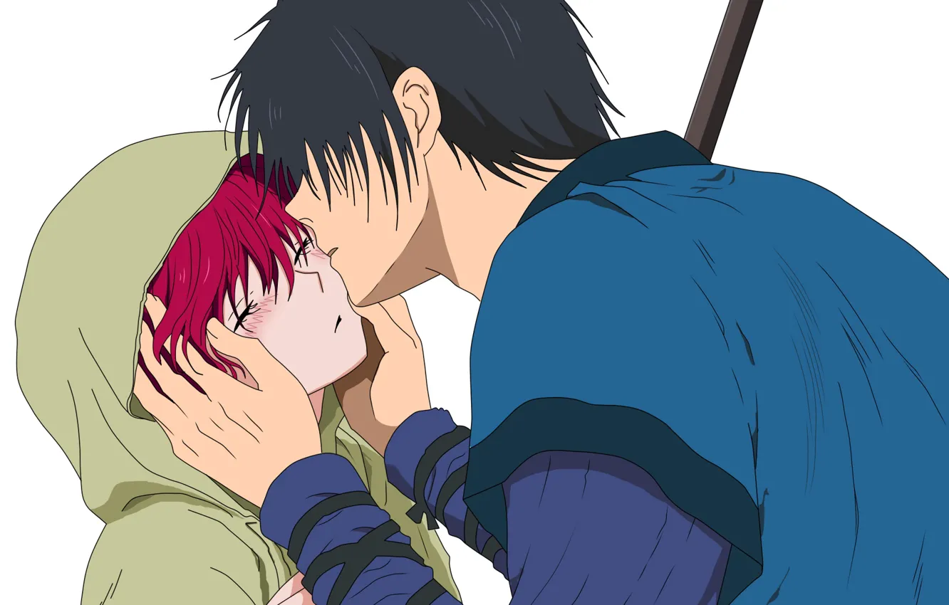 Wallpaper Love Romance Tenderness Kiss Anime Art Akatsuki No