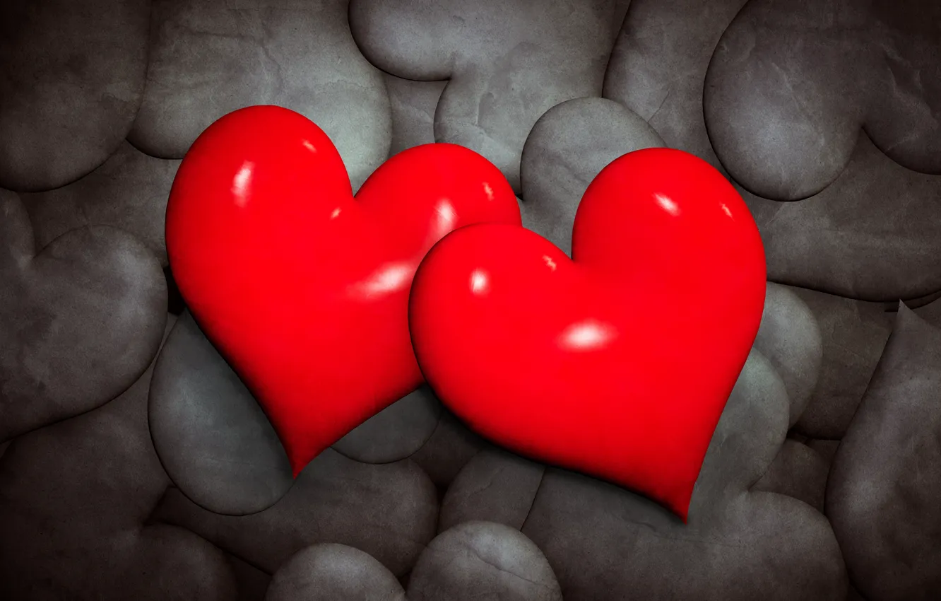Wallpaper heart, red, love, heart, romantic images for desktop, section  настроения - download