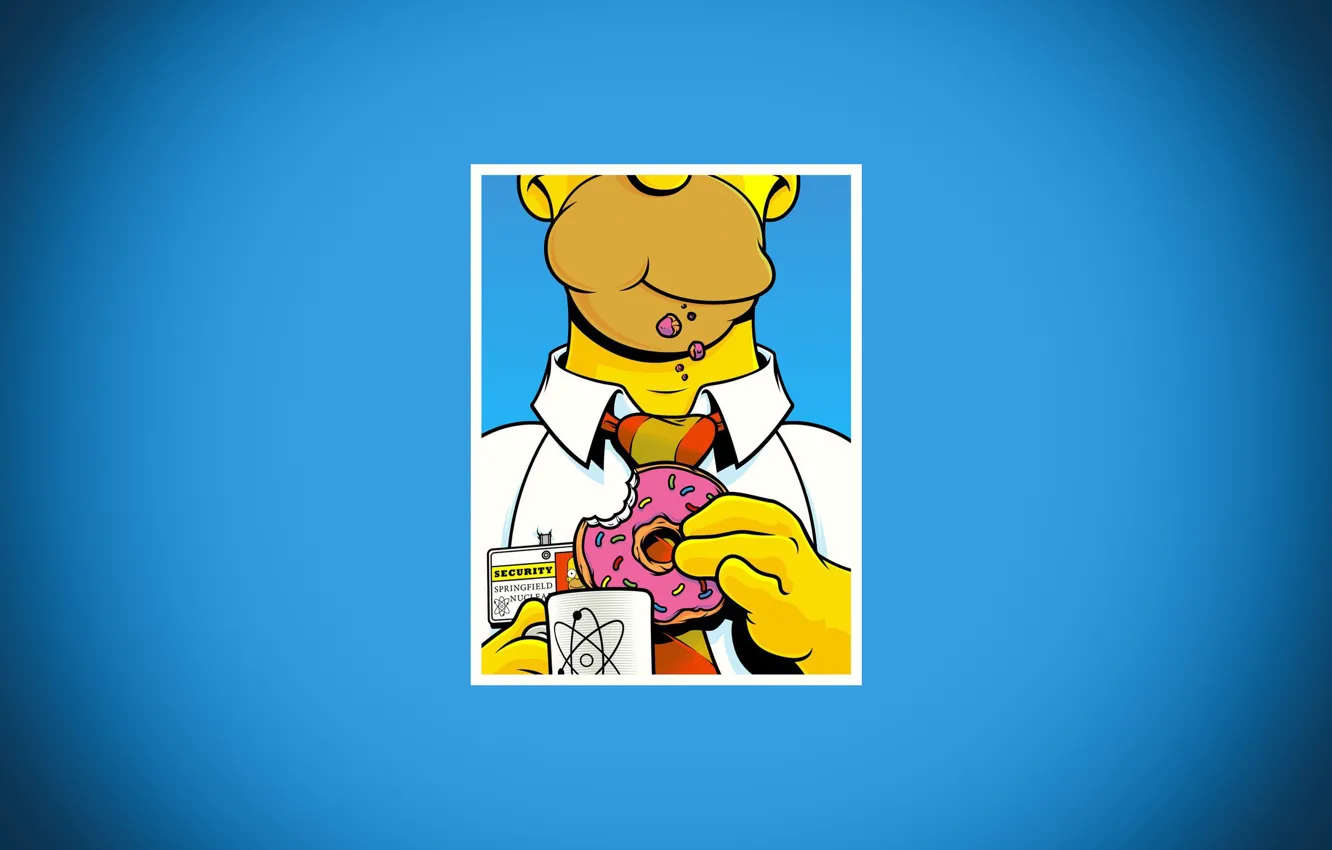 Wallpaper The simpsons, Figure, Frame, Homer, Simpsons, Art, Cartoon, The  Simpsons, Homer Simpson, Homer Simpson, Homer, 20th Century Fox, Character,  Donut, The animated series, Show images for desktop, section минимализм -  download