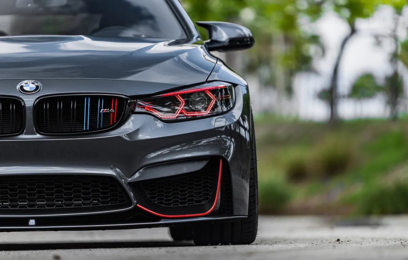 Photo wallpaper BMW, Front, Face, Sight, LED, F83, Evel