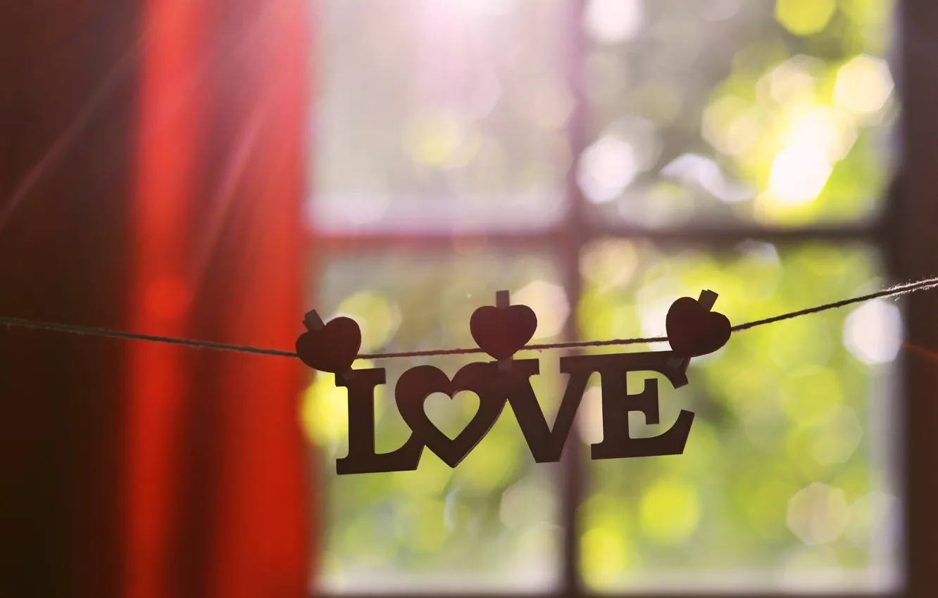 Wallpaper love, window, love, the word images for desktop, section  настроения - download