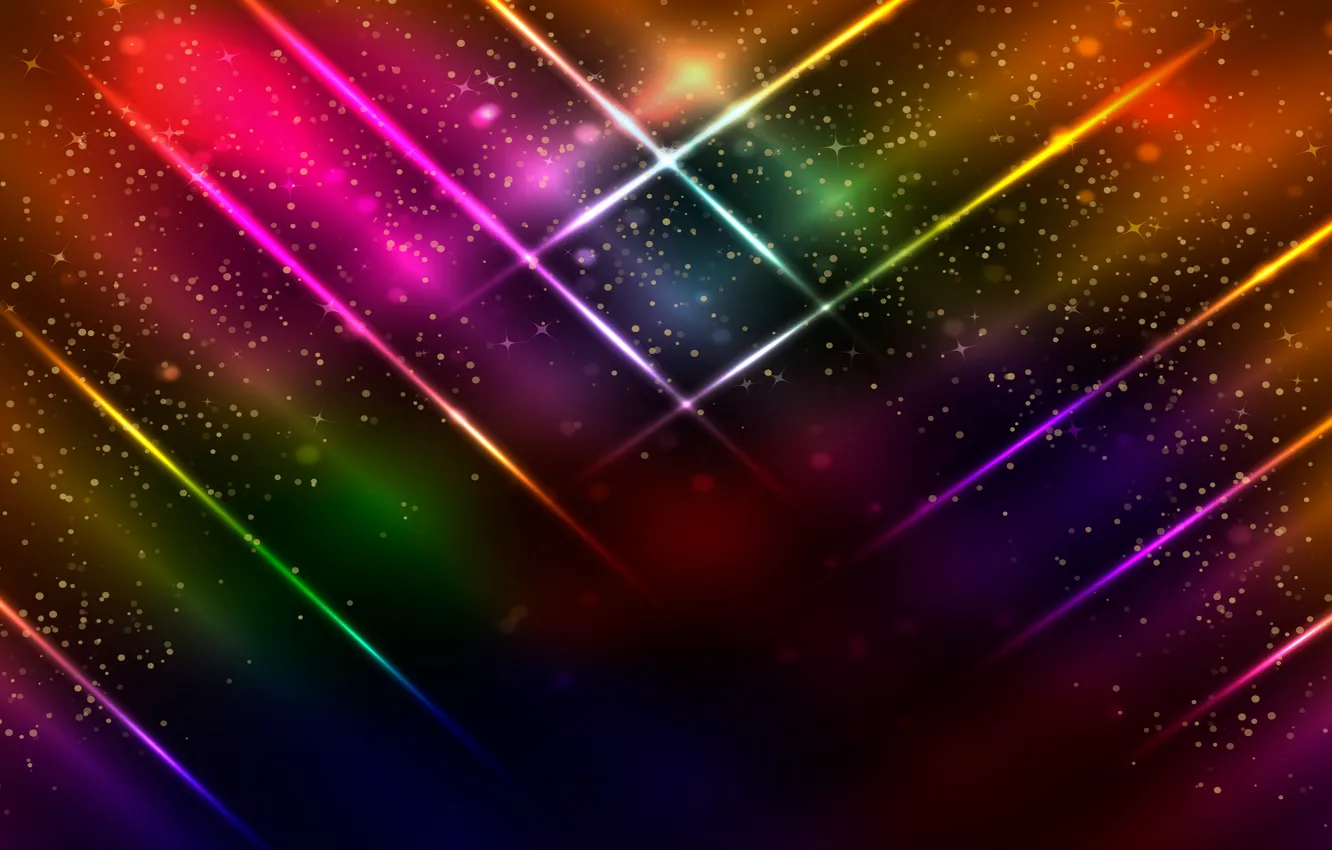 Photo wallpaper colorful, abstract, background, neon, glittering
