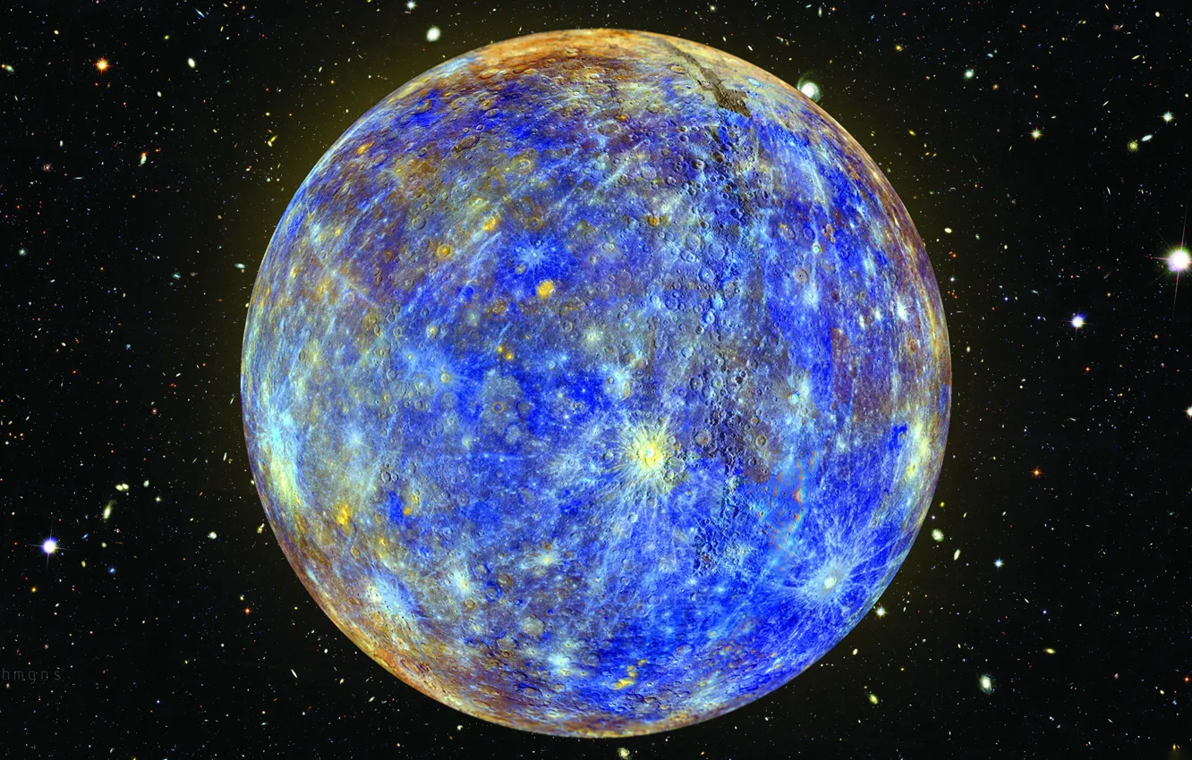 Photo wallpaper Planet, Space, The universe, Solar system, Mercury